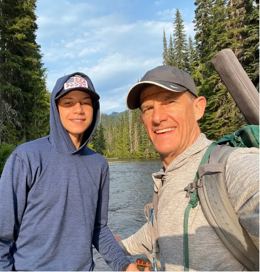 Dr. Parmer with son | Alliance Oral & Maxillofacial Surgery