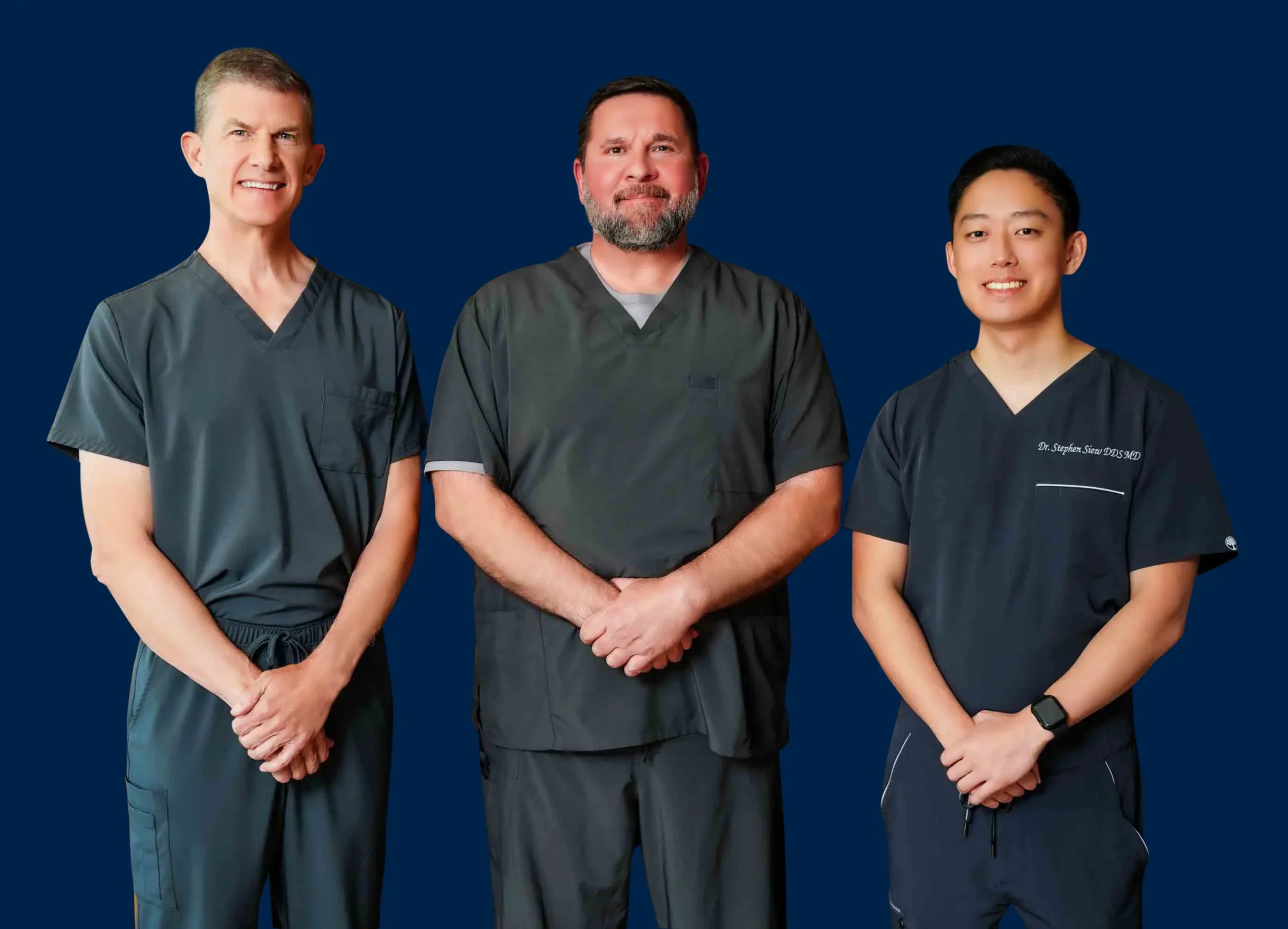 Dr. Parmer, Dr. Macholl, and Dr. Siew | Alliance Oral & Maxillofacial Surgery